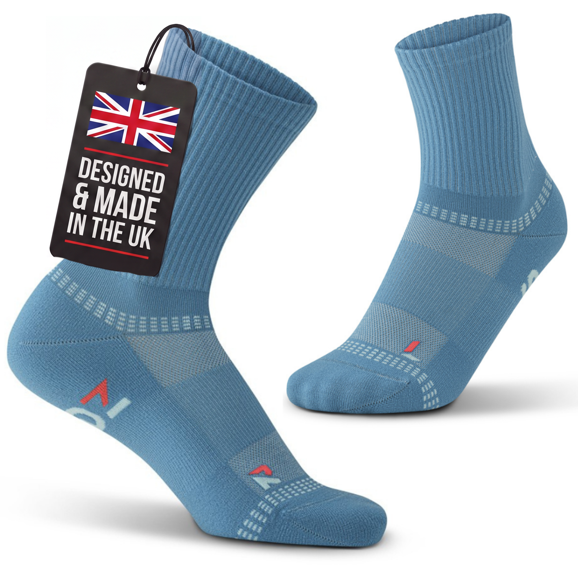 The Runner’s Sock. Sky Blue
