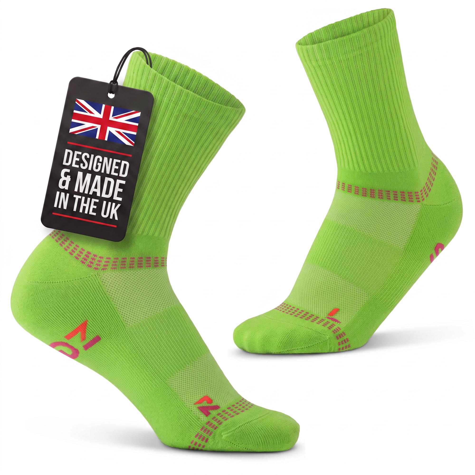The Runner’s Sock. Volt Green